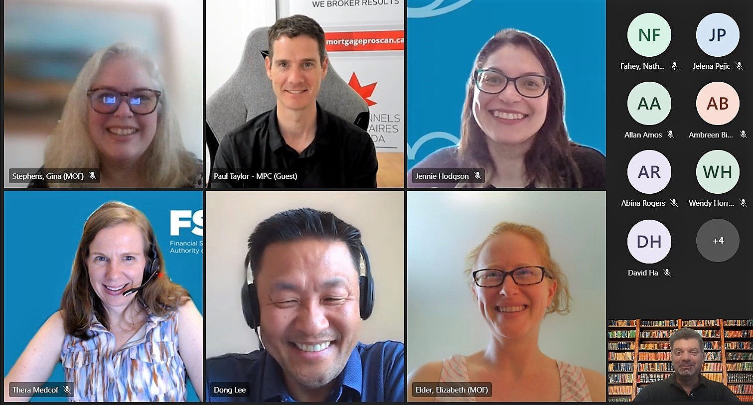 MoF FSRA meeting screenshot for social